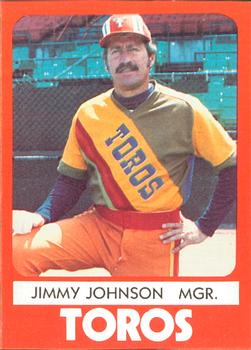 1980 TCMA Tucson Toros #9 Jimmy Johnson Front