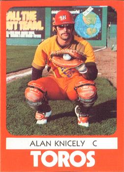 1980 TCMA Tucson Toros #14 Alan Knicely Front