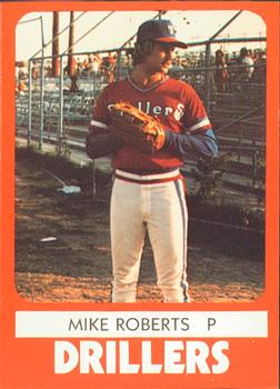 1980 TCMA Tulsa Drillers #5 Mike Roberts Front