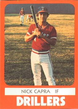 1980 TCMA Tulsa Drillers #8 Nick Capra Front