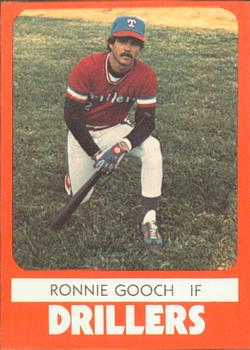 1980 TCMA Tulsa Drillers #17 Ronnie Gooch Front