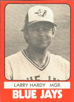 1980 TCMA Utica Blue Jays #1 Larry Hardy Front
