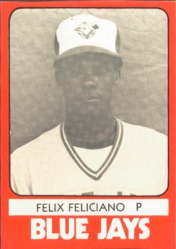 1980 TCMA Utica Blue Jays #5 Felix Feliciano Front