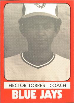 1980 TCMA Utica Blue Jays #11 Hector Torres Front