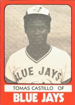 1980 TCMA Utica Blue Jays #12 Tomas Castillo Front