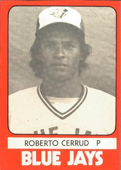 1980 TCMA Utica Blue Jays #14 Roberto Cerrud Front