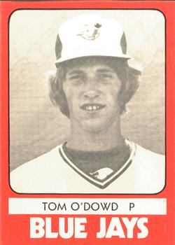 1980 TCMA Utica Blue Jays #22 Tom O'Dowd Front