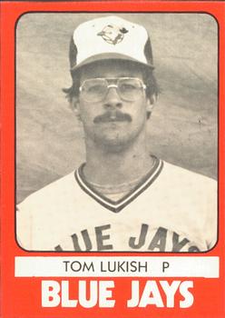1980 TCMA Utica Blue Jays #25 Tom Lukish Front