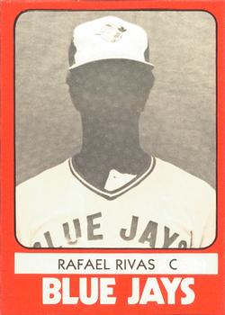 1980 TCMA Utica Blue Jays #31 Rafael Rivas Front