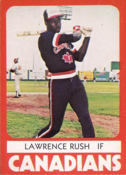 1980 TCMA Vancouver Canadians #1 Lawrence Rush Front