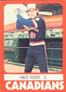 1980 TCMA Vancouver Canadians #3 Ned Yost Front