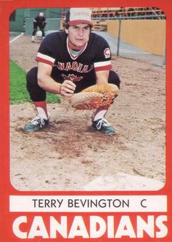 1980 TCMA Vancouver Canadians #6 Terry Bevington Front