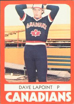 1980 TCMA Vancouver Canadians #7 Dave LaPoint Front