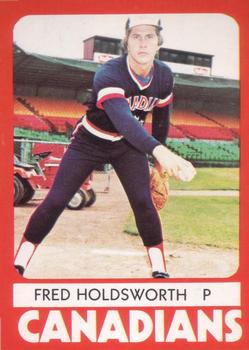 1980 TCMA Vancouver Canadians #18 Fred Holdsworth Front