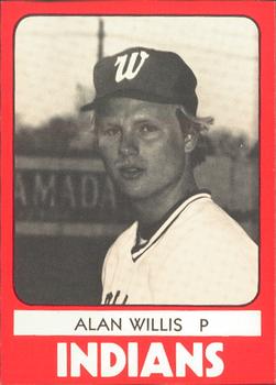 1980 TCMA Waterloo Indians #7 Alan Willis Front