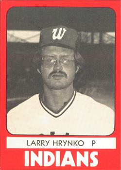 1980 TCMA Waterloo Indians #11 Larry Hrynko Front