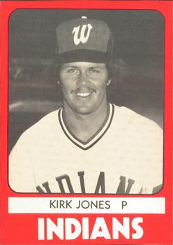 1980 TCMA Waterloo Indians #12 Kirk Jones Front