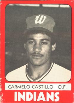 1980 TCMA Waterloo Indians #27 Carmelo Castillo Front