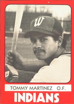 1980 TCMA Waterloo Indians #28 Tommy Martinez Front