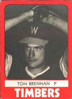1980 TCMA Wausau Timbers #1 Tom Brennan Front