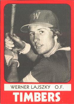 1980 TCMA Wausau Timbers #21 Werner Lajszky Front