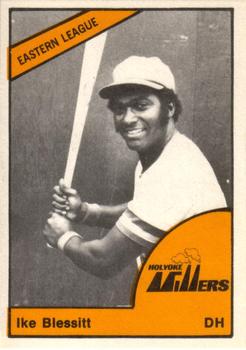 1977 TCMA Holyoke Millers #0486 Ike Blessitt Front