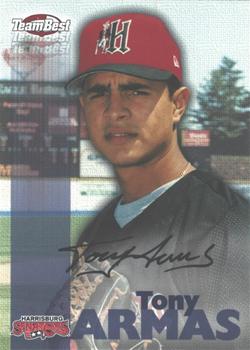 1999 Team Best Rookie - Autographs #NNO Tony Armas Front