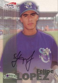 1999 Team Best Rookie - Autographs #NNO Felipe Lopez Front