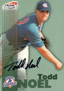 1999 Team Best Rookie #NNO Todd Noel Front