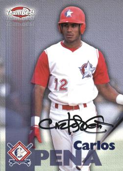 1999 Team Best Rookie - Autographs #NNO Carlos Pena Front
