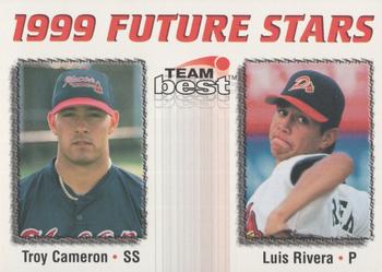 1999 Team Best Rookie - 1999 Future Stars #2 Troy Cameron / Luis Rivera Front