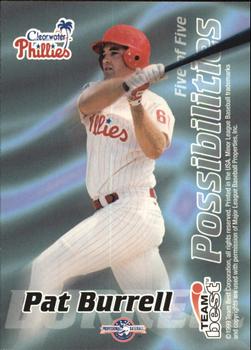 1999 Team Best Baseball America - Best Possibilities #5 Brad Penny / Pat Burrell Back