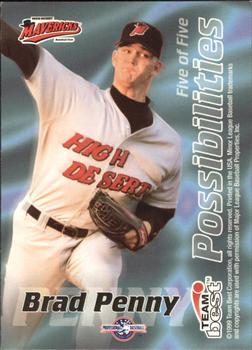 1999 Team Best Baseball America - Best Possibilities #5 Brad Penny / Pat Burrell Front