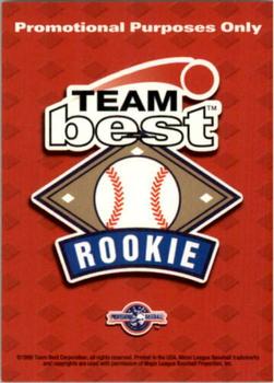 1999 Team Best Rookie - Promos #NNO Alex Escobar Back