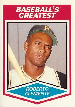 1989 CMC Baseball's Greatest #1 Roberto Clemente Front