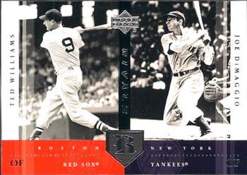 2004 UD Rivals #23 Ted Williams / Joe DiMaggio Front