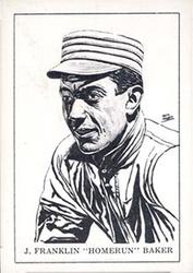 1950-56 Callahan Hall of Fame #NNO Home Run Baker Front