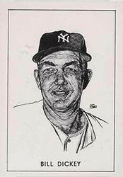 1950-56 Callahan Hall of Fame #NNO Bill Dickey Front