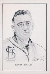 1950-56 Callahan Hall of Fame #NNO Frankie Frisch Front