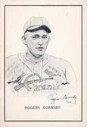 1950-56 Callahan Hall of Fame #NNO Rogers Hornsby Front