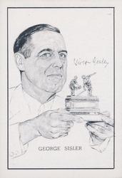 1950-56 Callahan Hall of Fame #NNO George Sisler Front