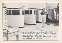1950-56 Callahan Hall of Fame #NNO Museum Interior Front