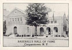 1950-56 Callahan Hall of Fame #NNO Baseball Hall of Fame Front