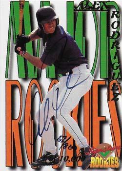 1995 Signature Rookies - Major Rookies Signatures #MR5 Alex Rodriguez Front