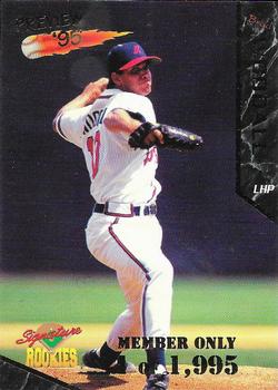 1995 Signature Rookies - Members Only Preview #P-3 Brad Woodall Front