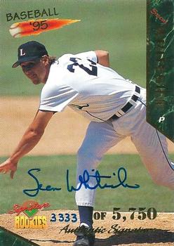 1995 Signature Rookies - Signatures #48 Sean Whiteside Front