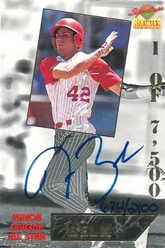 1995 Signature Rookies Old Judge - All-Stars Signatures #AS2 Tim Belk Front