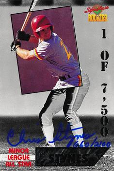 1995 Signature Rookies Old Judge - All-Stars Signatures #AS5 Chris Stynes Front