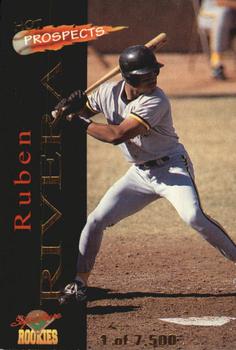1995 Signature Rookies Old Judge - Hot Prospects #HP4 Ruben Rivera Front