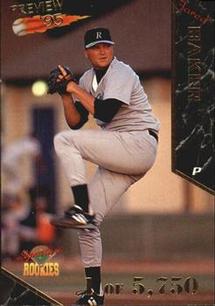 1995 Signature Rookies Old Judge - Preview '95 #3 Jared Baker Front